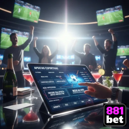 Ilustração de Explore as Odds Altas da 881bet em Apostas Esportivas