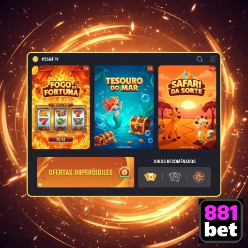 Ilustração de Acesse a 881bet e descubra seu cassino online favorito