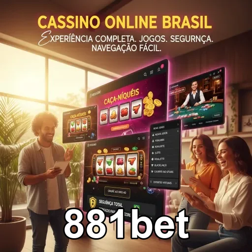 Jogador VIP analisando jogadas em slots 881bet